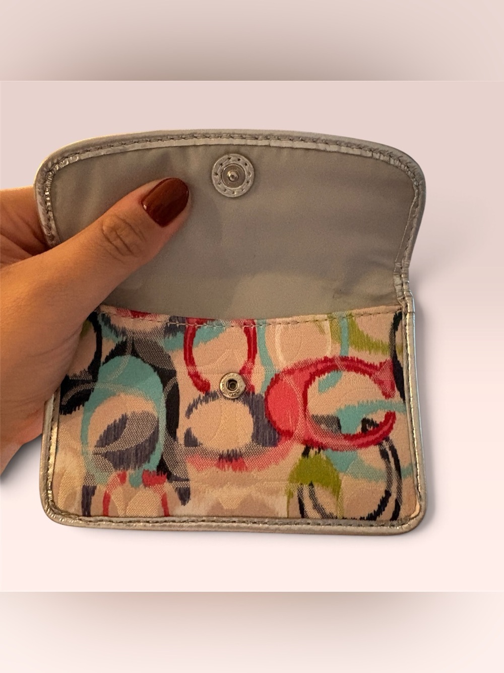 Coach Poppy Ikat Wallet - Picture 2 of 4